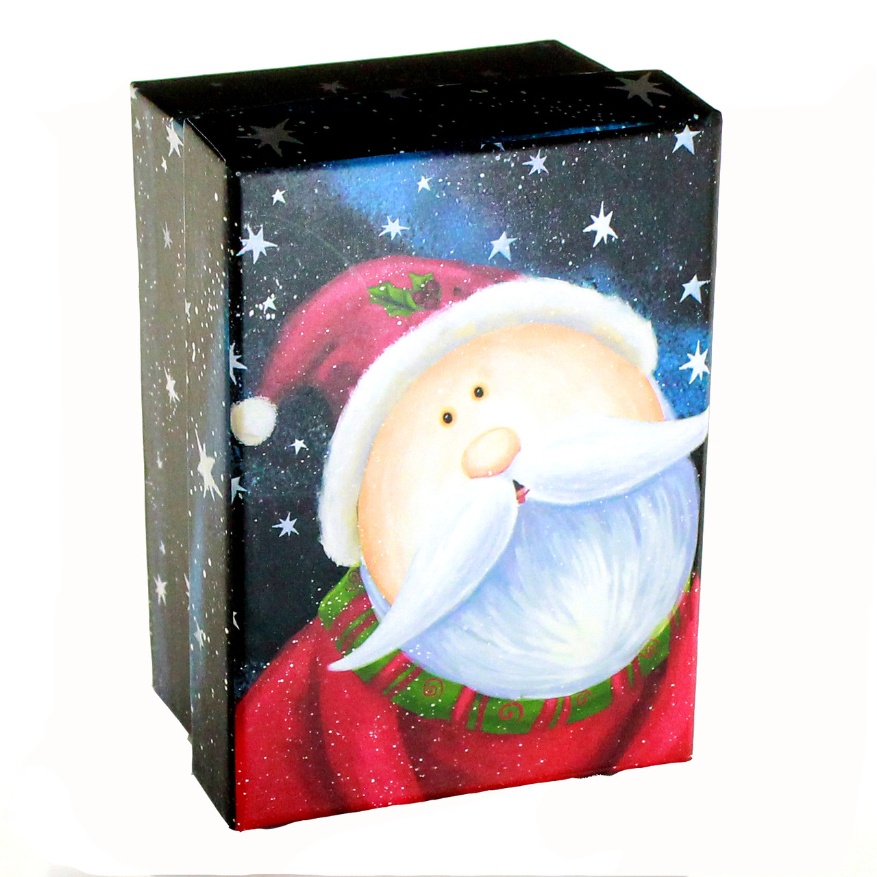 Подарочная коробка новогодняя Дед Мороз в Новогоднюю ночь 11 х 8 х 5.5 см - фото 2 - id-p205383996