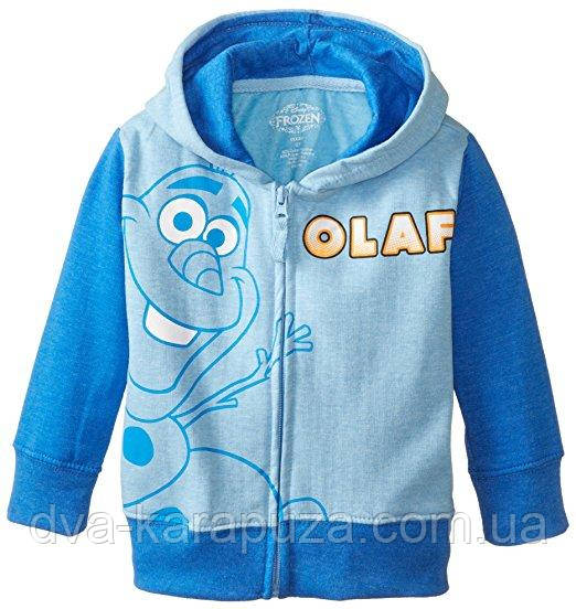 Флісова кофта для хлопчика, худі з капюшоном Disney Frozen Olaf, 4 роки! Оригінал!, фото 1