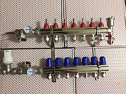 Колектор для теплої підлоги на 7 виходів KOER