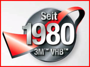Двосторонній скотч, монтажна стрічка 3M VHB Tape GPH-110GF, товщина 1,1 мм, фото 3
