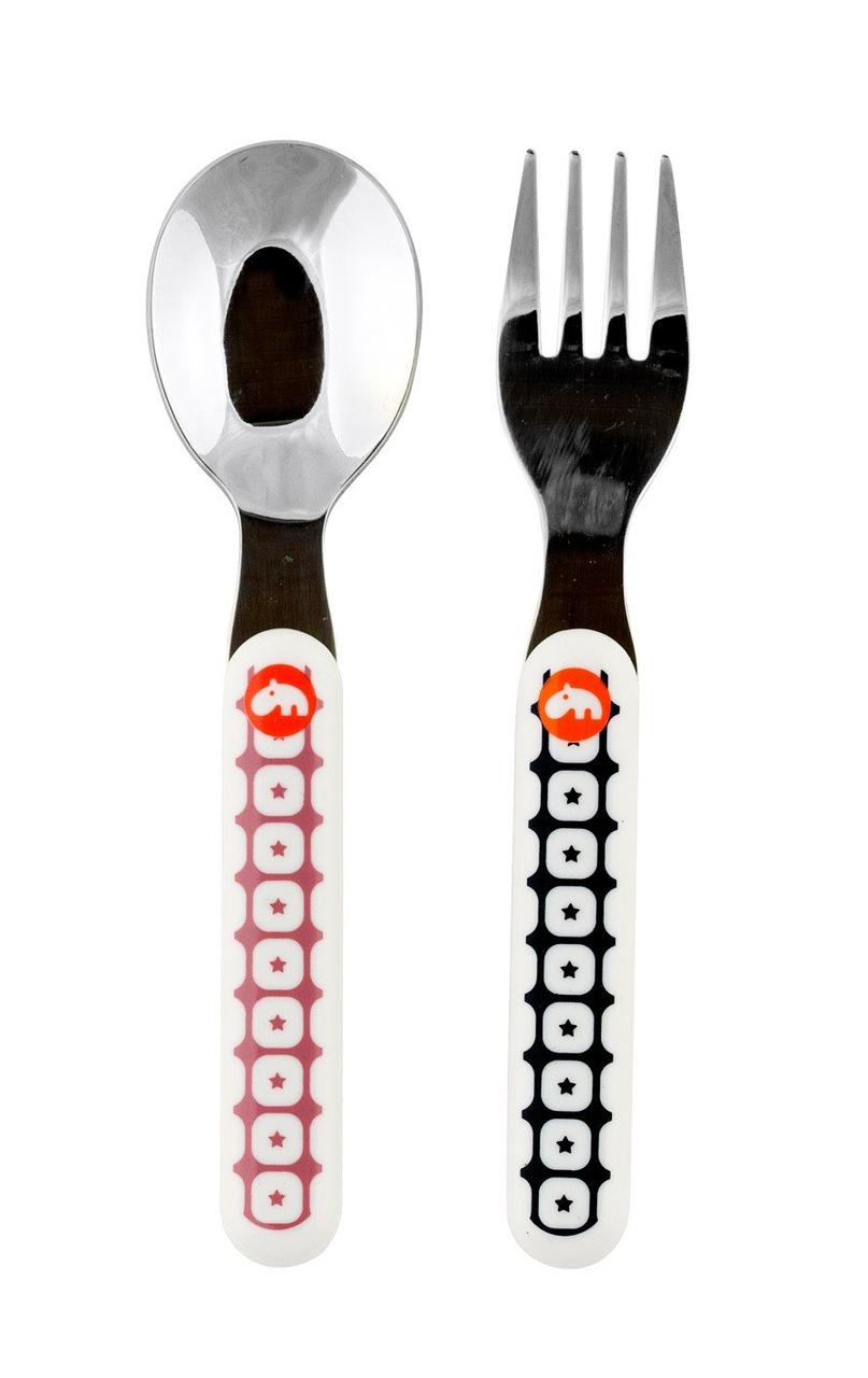 Столові прибори для Zoopreme рожеві