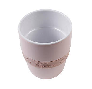 Кухоль дитячий Dots Done by deer із силіконовою ручкою світло —