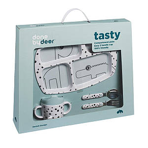 Посуд дитячий у наборі Точок Tasty сині