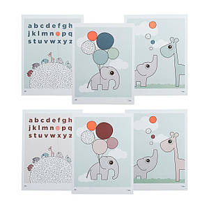 Плакати двосторонні Done by deer 3 шт.