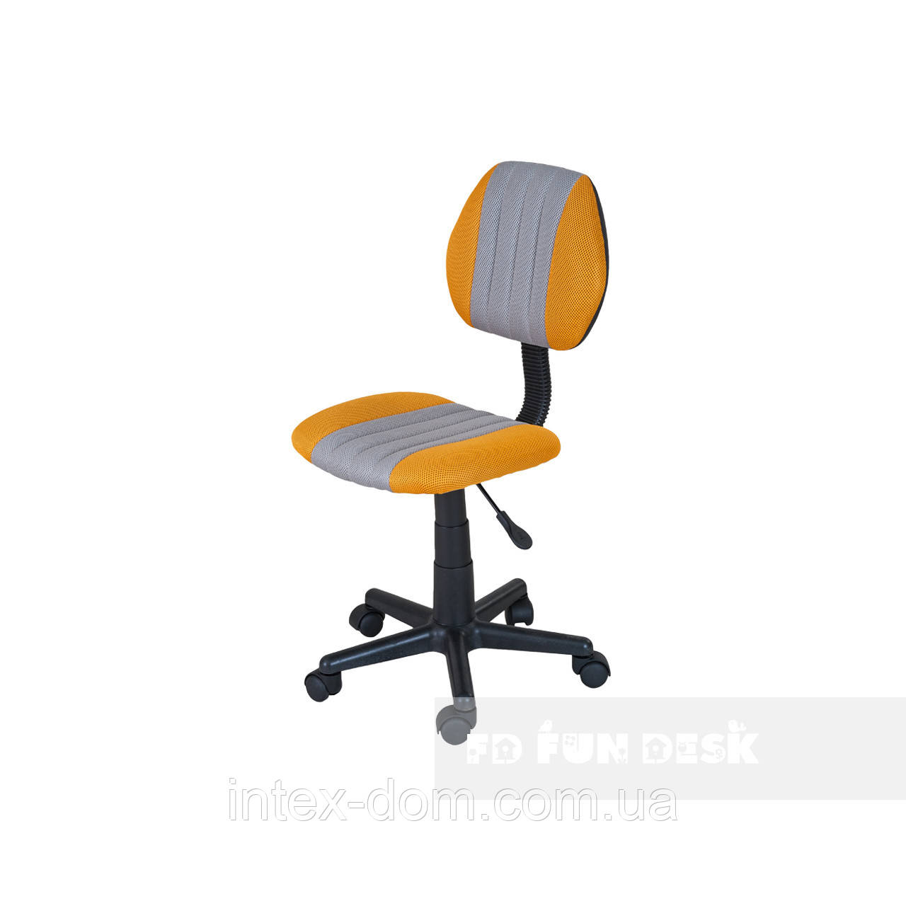 Дитяче комп'ютерне крісло FunDesk LST4 Yellow-Grey