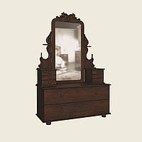 Трюмо дерев'яне (хвоя) з дзеркалом, трюмо деревянное (хвоя) с зеркалом Т-17