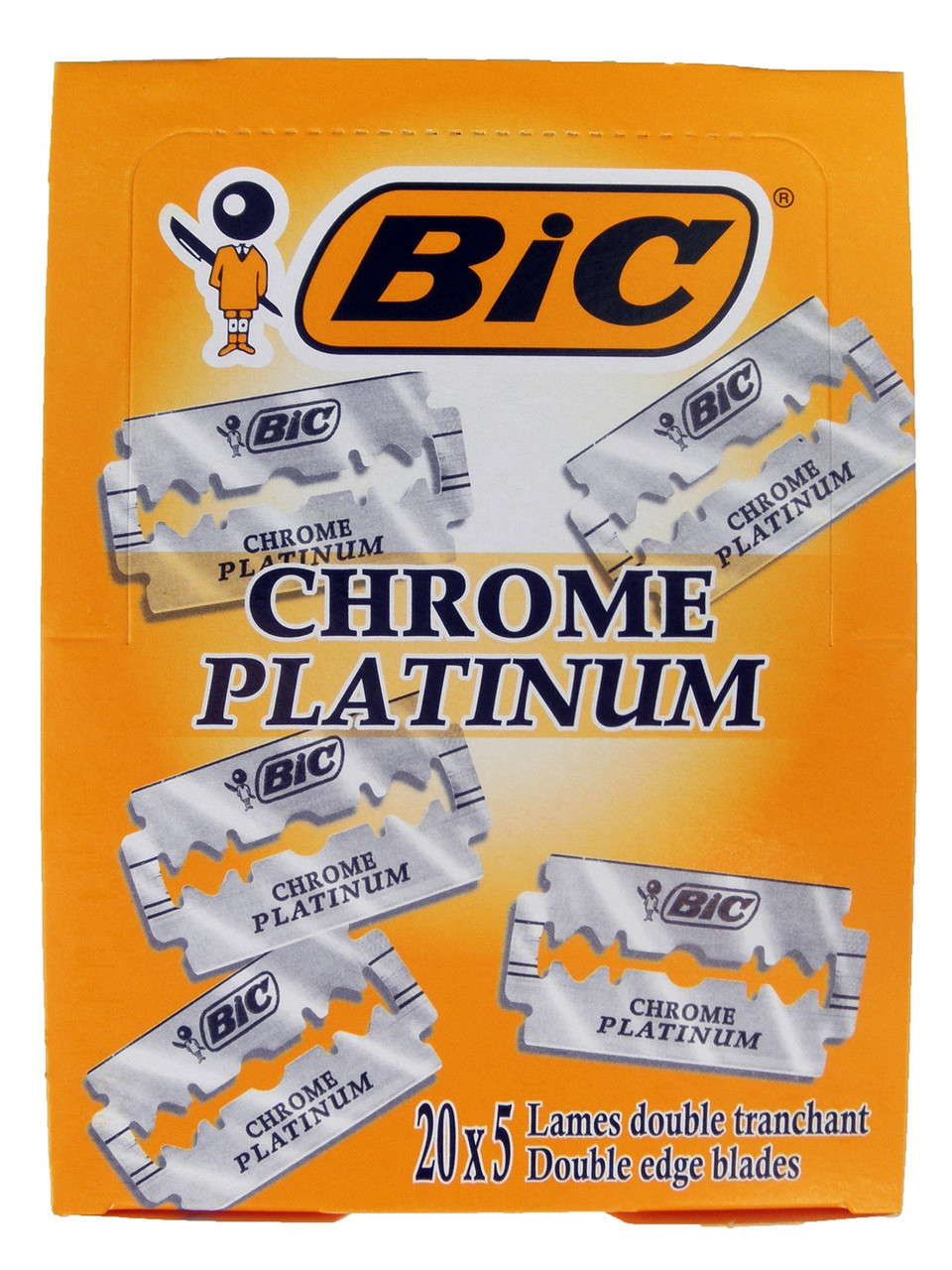 Классические лезвия BIC для бритья (20х5 шт) Греция