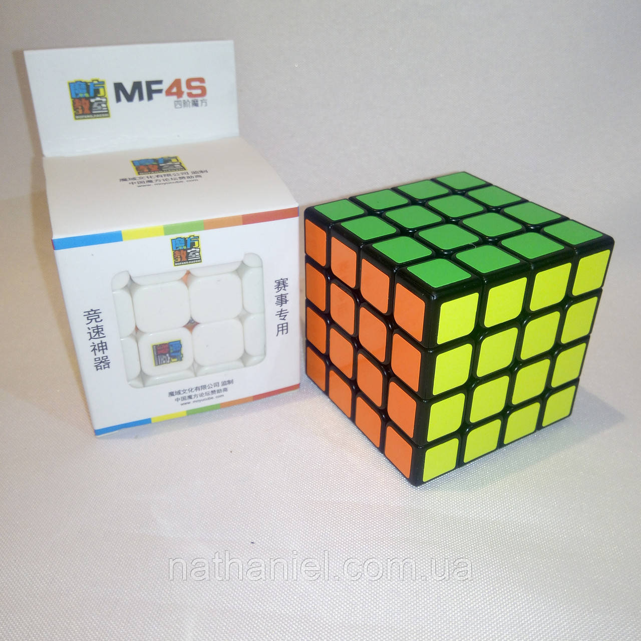 Кубик Рубіка 4х4 MoYu MoFangJiaoShi MF4S Black (кубик-рубіка)