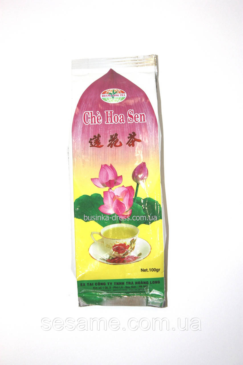В'єтнамський Зелений чай з лотосом Che Hoa Sen 100г