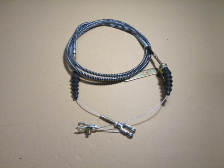 Привод гнучкий МАЗ (трося газ) L=2455, Loбол.=1500 з кроншт. 544010-1108580