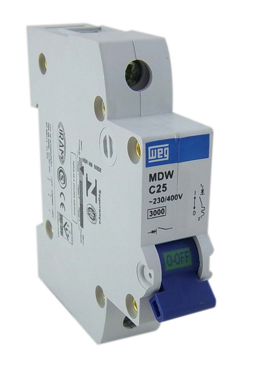 Автоматический выключатель модульный 1 полюс, хар-ка С: цена, купить в ...