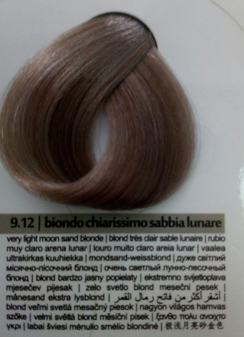 Фарба для волосся Brelil Prestige Дуже Світлий Місячний Блонд 9.12 100 мл, фото 1