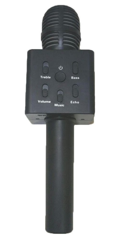 Бездротовий мікрофон караоке bluetooth Q7-3 Karaoke Black