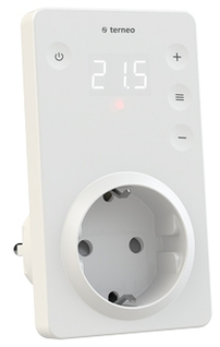 Терморегулятор розетковий сенсорний Terneo SRZ з таймером