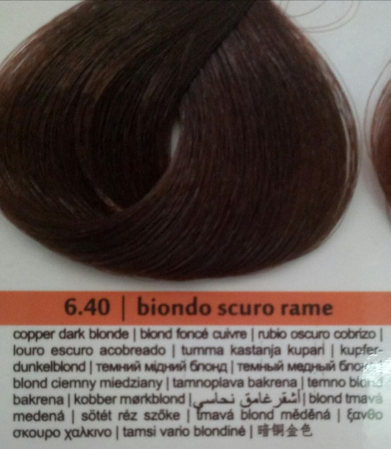 Фарба для волосся Brelil Prestige Темний Мідний Блонд 6.40 100 мл, фото 1