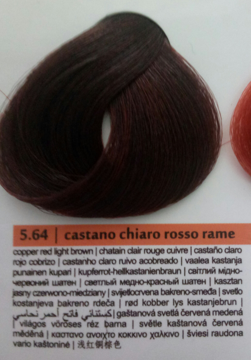 Фарба для волосся Brelil Prestige Світлий Мідно-Червоний Шатен 5.64 100 мл, фото 1