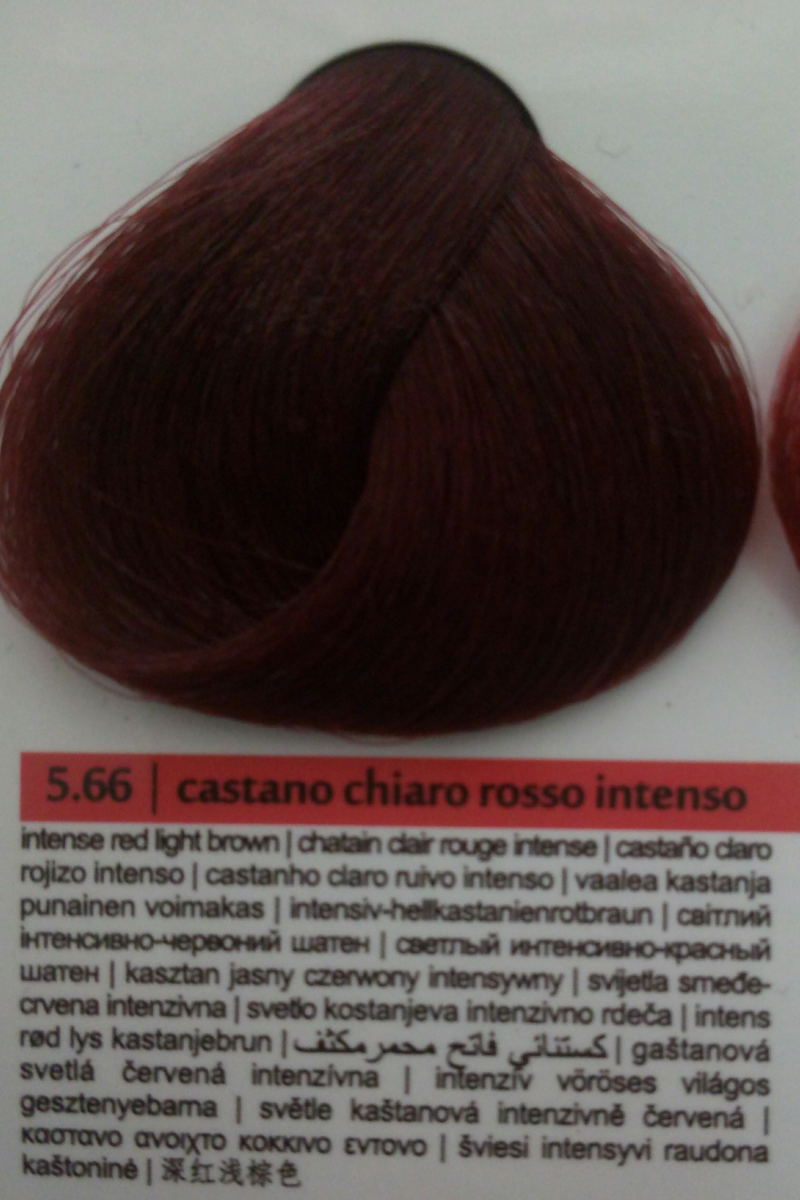 Фарба для волосся Brelil Prestige Світлий Інтенсивно-Червоний Шатен 5.66 100 мл, фото 1