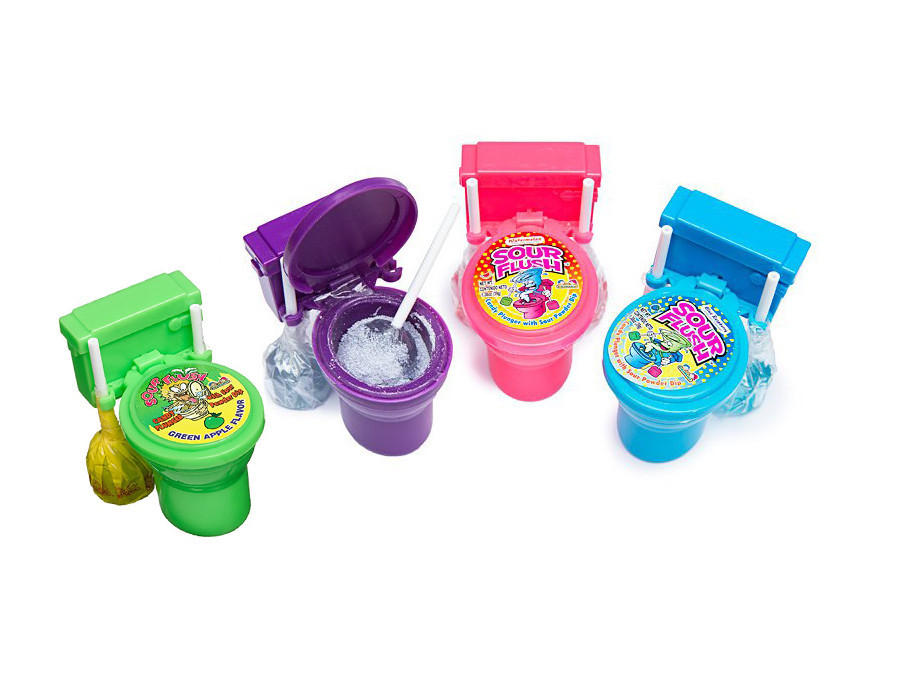 Kidsmania Sour Candy Toilet Необычные конфеты "Унитазики" (розовые) - фото 2 - id-p633864412