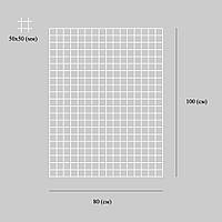 Сітка торгова 80 х 100 (см) комірка 50 х 50 (мм) товщина 3 (мм)