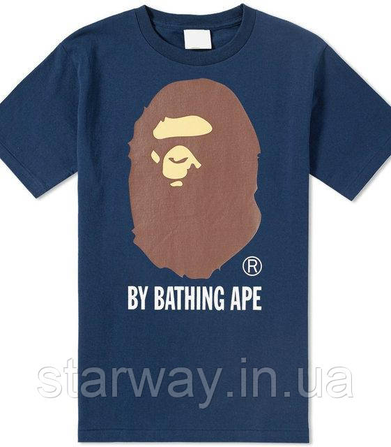 Стильна футболка з принтом by bathing ape