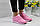 Кросівки жіночі Reebok Classic Leather since 1983 (рожеві), ТОП-репліка, фото 2