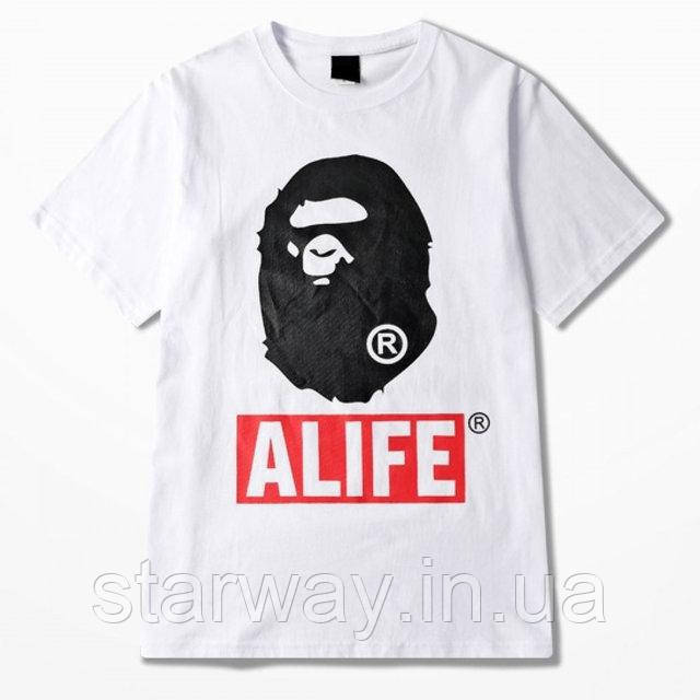 Футболка a bathing ape | alife logo