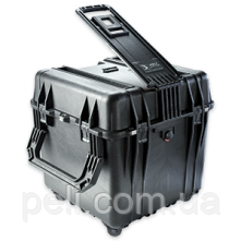 Кубічний транспортний кейс із пазами для штабелювання (у кришці), фото 1