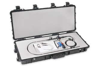 Зручний кейс для зберігання і транспортування мисливської рушниці (в розібраному вигляді)