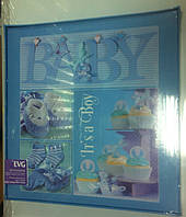 Фотоальбом-анкета 20 самокл. листов EVG 20sh Baby collage Blue