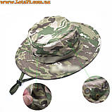 Панама армійська маскувальна воєний ковбойський капелюх для полювання риболовлі страйкбола камуфляж Multicam, фото 4