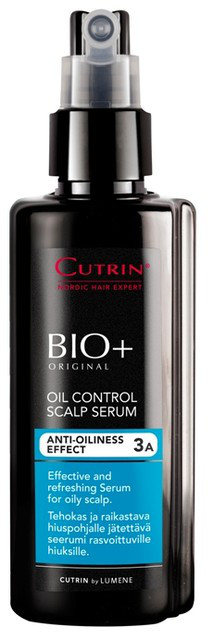 Cutrin BIO+ Oil Control Scalp Serum Регулирующий лосьон для жирной кожи головы, 150 мл.