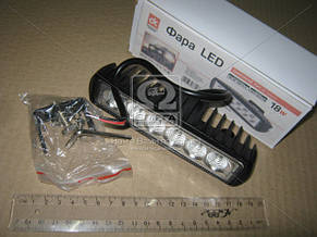 LED-фара світлодіодна прямокутна 18W DK, фото 4