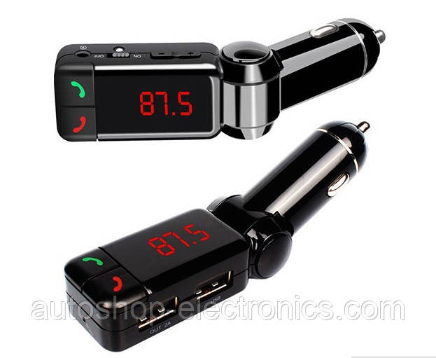 FM модулятор ( Bluetooth / USB / AUX / HandsFree ) / вільні руки