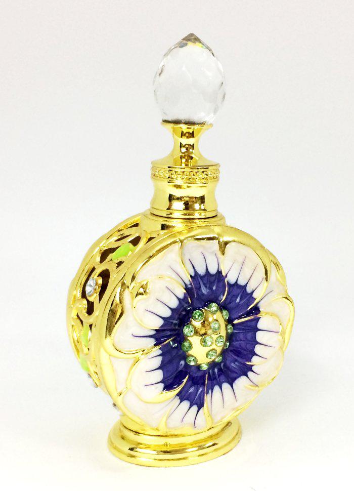 Флакон 12 мл квітка Gold Blue 6001, фото 1