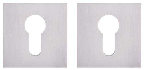 Накладка под цилиндр ORO&ORO PZ-15E SCH/CP матовий хром/хром