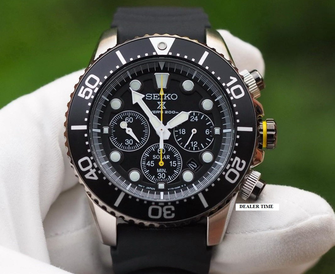 Seiko Solar Alarm Chronograph SSC021P1