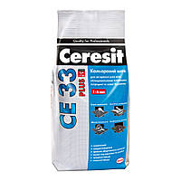 Затирка Ceresit СЕ 33 PLUS, №100 белая, 2 кг.