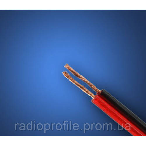 Кабель акустичний "Sound Pro", мідний, 2х0,34 мм. кв., червоно-чорний, 100 м (JY-1230RB)