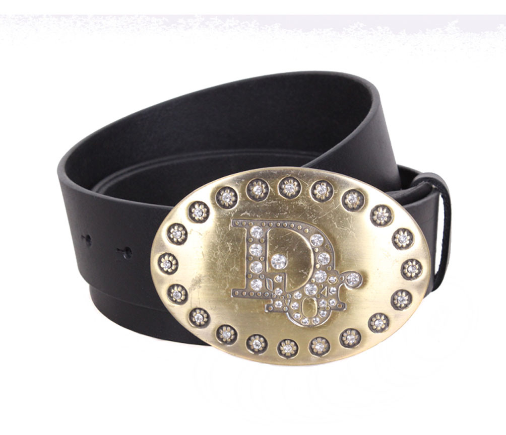 Жіночий ремінь з натуральної шкіри QS2203-49 чорний, фото 1