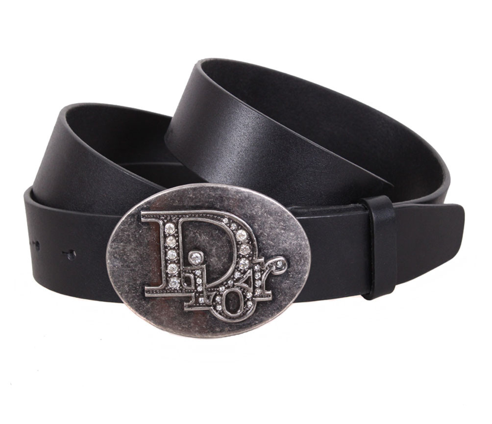 Жіночий ремінь з натуральної шкіри QS2203-64 чорний, фото 1