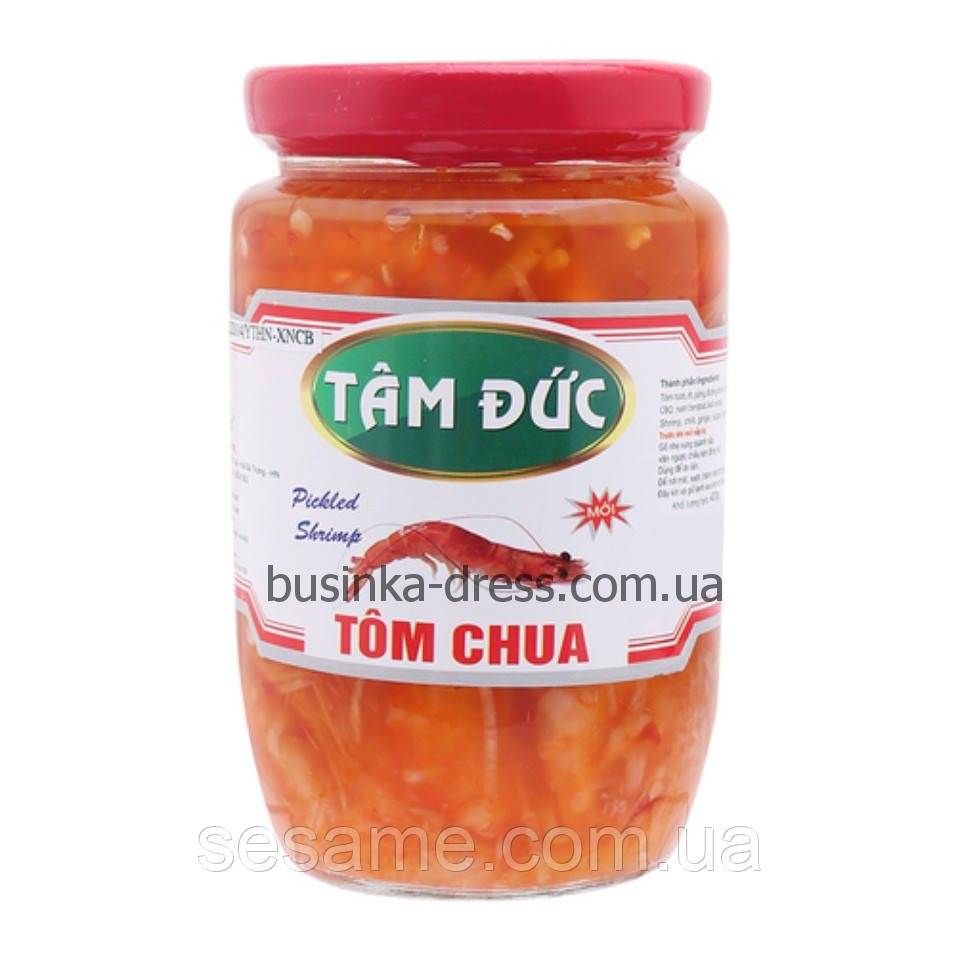 Креветки в кисло-солодкому соусі TOM CHUA Tam Duc 430г, фото 1