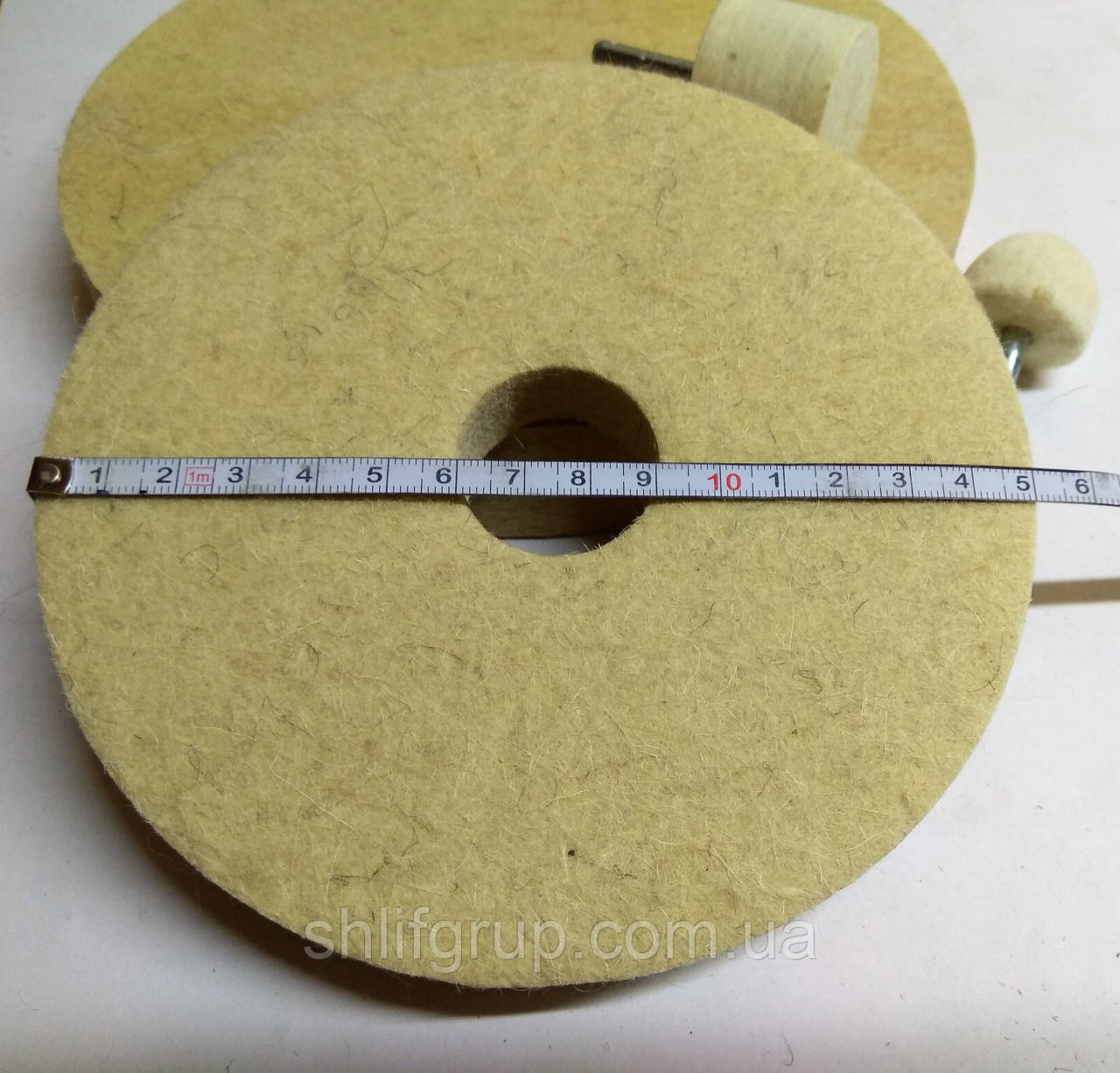 Фетр 150х20х32 круг полірувальний тонкошерсний, фото 1