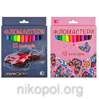 Фломастери "З" "Картон" CR950-12 12 кольорів