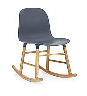 Кресло-качалки Форм древесина дуба синие