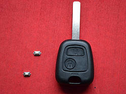 Ключ Citroen c1, c2, c3, c4, c5 berlingo корпус лезо VA2 оригінал + 2 кнопки