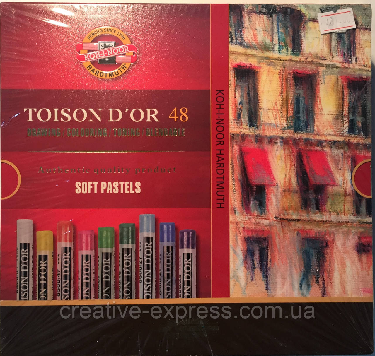Крейда-пастель TOISON D'OR, 48 кол.