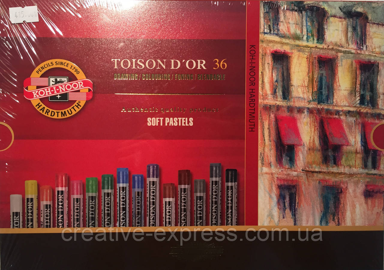 Крейда-пастель TOISON D'OR, 36 кол.
