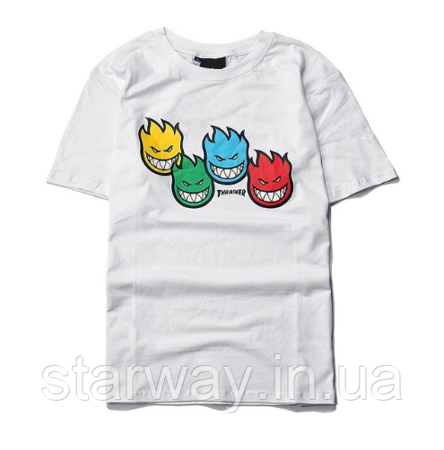 Cтильна футболка spitfire thrasher logo, фото 1