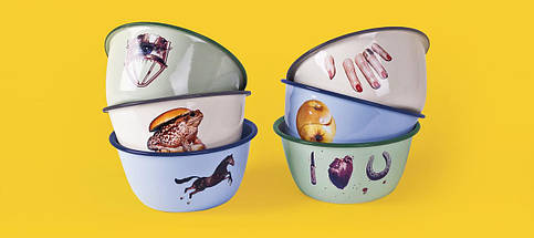 Миска металева Seletti Apple, фото 5