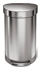 Кошик для сміття педаль напівкруглий 45 л